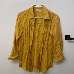 Uniqlo yellow outerwear